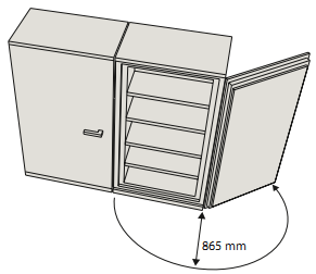 Armoire ignifuge papier haute 1 porte