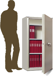 Armoire ignifuge papier BJARSTAL 1 porte modèle SA 210.