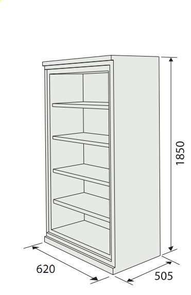 Armoire ignifuge papier haute modèle SA 310.