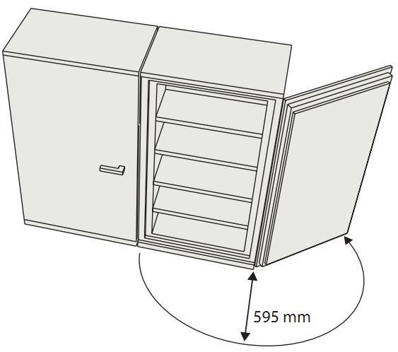 Armoire ignifuge papier haute 1 porte modèle SA 310.