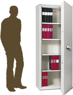 Armoire ignifuge papier BJARSTAL 1 porte modèle SA 330.