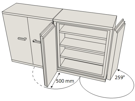 Armoire ignifuge papier modèle SA 390.