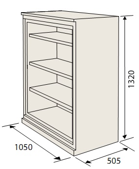 Armoire ignifuge papier modèle SA 390.